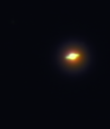 Fuzzy picture of Saturn